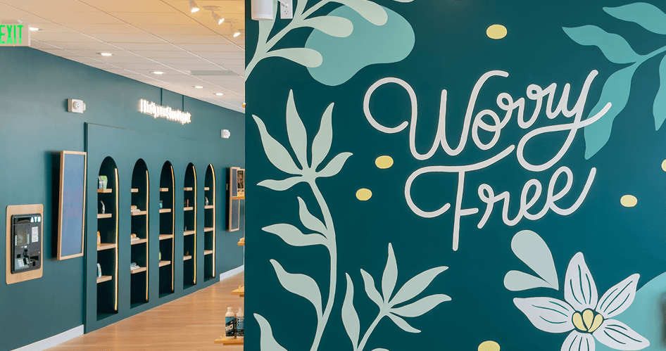 Sweetspot Store Interior with Worry Free Mural